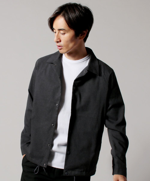 THE CASUAL(カジュアル)の「TRストレッチアーバンコーチジャケット(ブルゾン・メンズ・ブラック/ベージュ/ベージュ系その他4/ベージュ系その他2/ベージュ系その他3/ストライプ/チャコール/ベージュ系その他/グレー/グレー系その他/ブラウン/ネイビー・S/M/L/XL)」の4枚目の写真