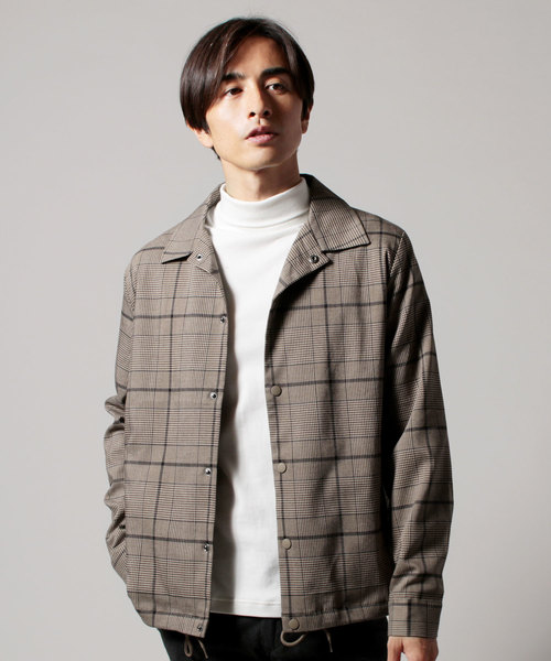 THE CASUAL(カジュアル)の「TRストレッチアーバンコーチジャケット(ブルゾン・メンズ・ブラック/ベージュ/ベージュ系その他4/ベージュ系その他2/ベージュ系その他3/ストライプ/チャコール/ベージュ系その他/グレー/グレー系その他/ブラウン/ネイビー・S/M/L/XL)」の8枚目の写真