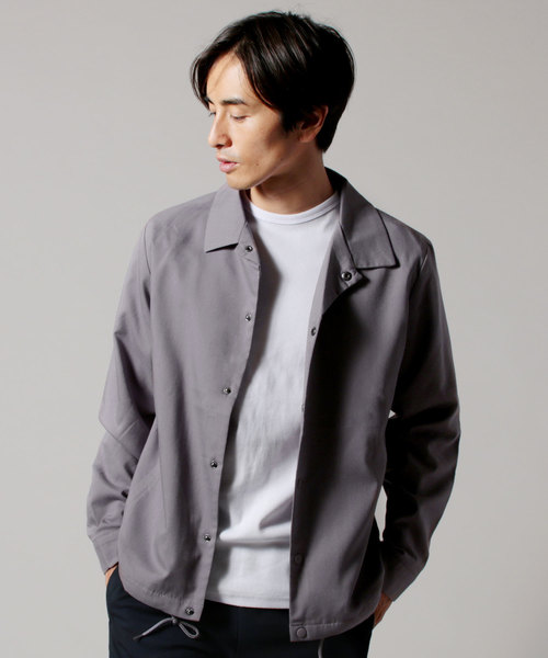 THE CASUAL(カジュアル)の「TRストレッチアーバンコーチジャケット(ブルゾン・メンズ・ブラック/ベージュ/ベージュ系その他4/ベージュ系その他2/ベージュ系その他3/ストライプ/チャコール/ベージュ系その他/グレー/グレー系その他/ブラウン/ネイビー・S/M/L/XL)」の9枚目の写真