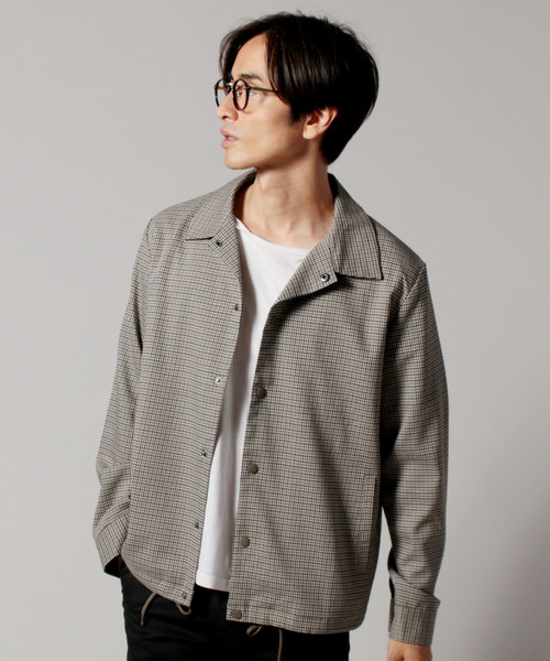 THE CASUAL(カジュアル)の「TRストレッチアーバンコーチジャケット(ブルゾン・メンズ・ブラック/ベージュ/ベージュ系その他4/ベージュ系その他2/ベージュ系その他3/ストライプ/チャコール/ベージュ系その他/グレー/グレー系その他/ブラウン/ネイビー・S/M/L/XL)」の10枚目の写真