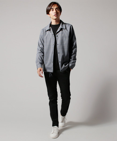 THE CASUAL(カジュアル)の「TRストレッチアーバンコーチジャケット(ブルゾン・メンズ・ブラック/ベージュ/ベージュ系その他4/ベージュ系その他2/ベージュ系その他3/ストライプ/チャコール/ベージュ系その他/グレー/グレー系その他/ブラウン/ネイビー・S/M/L/XL)」の18枚目の写真