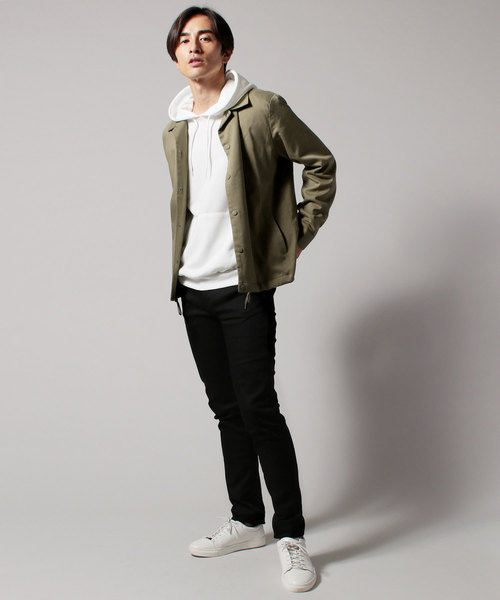 THE CASUAL(カジュアル)の「TRストレッチアーバンコーチジャケット(ブルゾン・メンズ・ブラック/ベージュ/ベージュ系その他4/ベージュ系その他2/ベージュ系その他3/ストライプ/チャコール/ベージュ系その他/グレー/グレー系その他/ブラウン/ネイビー・S/M/L/XL)」の21枚目の写真