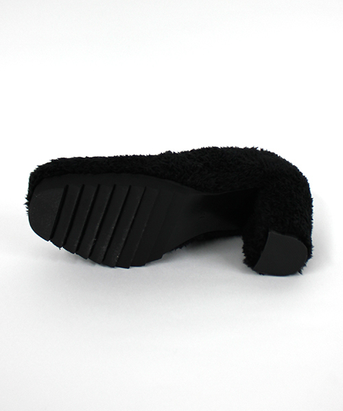 i（アイ）の「ファーパンプス（パンプス・レディース・ホワイト/ブラック・SMALL/LARGE/MEDIUM）」の8枚目の写真