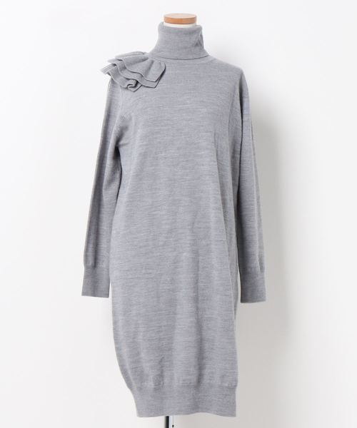 セール ブランド古着 フリルニットワンピース ワンピース Sacra サクラ のファッション通販 Zozoused