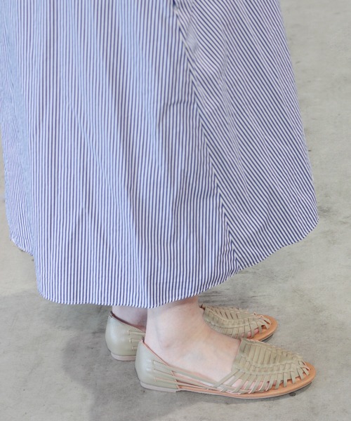 RiiiKa(リーカ)の「メッシュ編み シューズ【RiiiKa/リーカ】(サンダル・レディース・ホワイト/ブラック/ブラウン/グリーン/ベージュ・LL/S/M/L)」の5枚目の写真