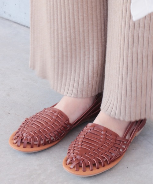 RiiiKa(リーカ)の「メッシュ編み シューズ【RiiiKa/リーカ】(サンダル・レディース・ホワイト/ブラック/ブラウン/グリーン/ベージュ・LL/S/M/L)」の22枚目の写真