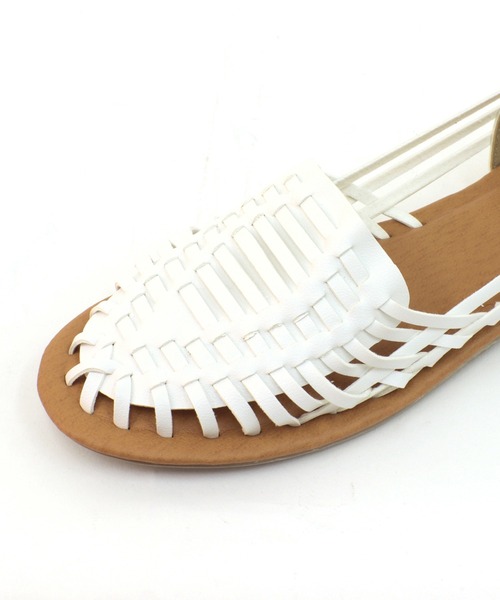 RiiiKa(リーカ)の「メッシュ編み シューズ【RiiiKa/リーカ】(サンダル・レディース・ホワイト/ブラック/ブラウン/グリーン/ベージュ・LL/S/M/L)」の21枚目の写真
