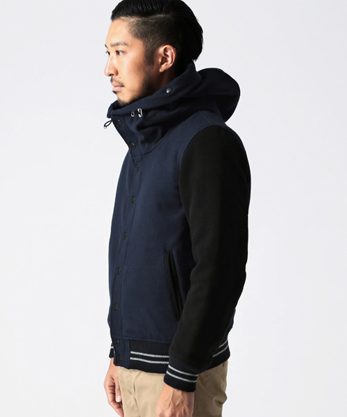 BEAMS（ビームス）の「◎BEAMS / フリース フード レイズドネック スタジャン（スタジャン・メンズ・ブラック/ネイビー/ブラウン系その他・MEDIUM/LARGE/SMALL/X-LARGE）」の13枚目の写真