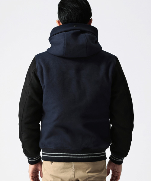 BEAMS（ビームス）の「◎BEAMS / フリース フード レイズドネック スタジャン（スタジャン・メンズ・ブラック/ネイビー/ブラウン系その他・MEDIUM/LARGE/SMALL/X-LARGE）」の14枚目の写真