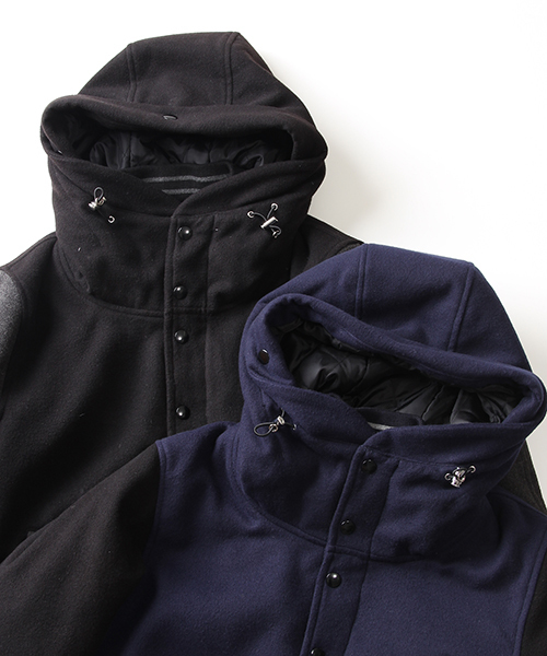 BEAMS（ビームス）の「◎BEAMS / フリース フード レイズドネック スタジャン（スタジャン・メンズ・ブラック/ネイビー/ブラウン系その他・MEDIUM/LARGE/SMALL/X-LARGE）」の6枚目の写真