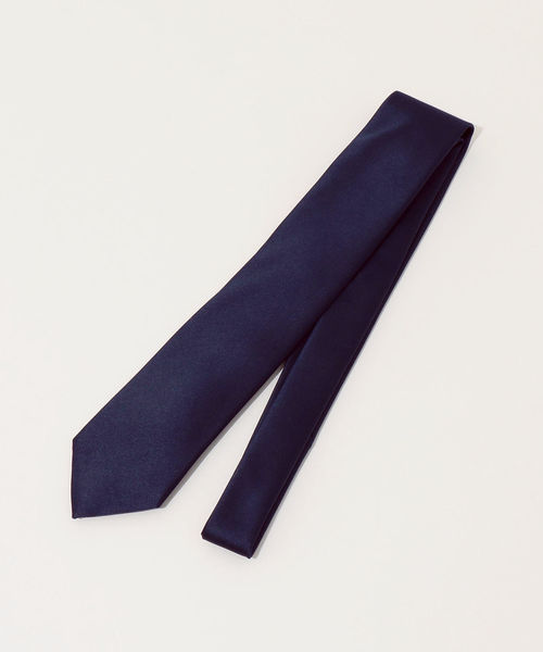 SHIPS any（シップス エニィ）の「SHIPS any: シルク ネクタイ ソリッド（ネクタイ・メンズ・ブラック/ネイビー/シルバー・ONE SIZE）」の3枚目の写真