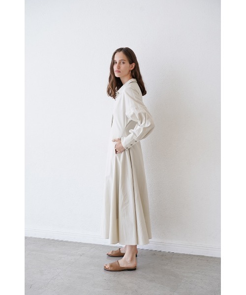CLANE（クラネ）の「V NECK LADY SHIRT ONE PIECE（ワンピース）」 - WEAR