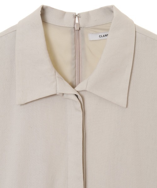 CLANE（クラネ）の「V NECK LADY SHIRT ONE PIECE（ワンピース）」 - WEAR