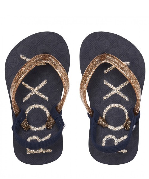 ROXY(ロキシー)の「TW VIVA SPARKLE/ロキシー ビーチサンダル ビーサン(サンダル・キッズ・ネイビー/ピンク/ピンク系その他/ブルー・14cm/16cm/12cm)」の2枚目の写真