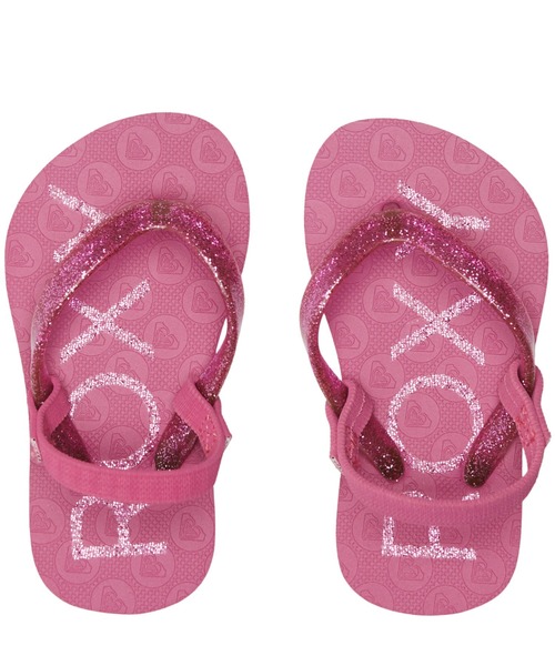 ROXY(ロキシー)の「TW VIVA SPARKLE/ロキシー ビーチサンダル ビーサン(サンダル・キッズ・ネイビー/ピンク/ピンク系その他/ブルー・14cm/16cm/12cm)」の4枚目の写真