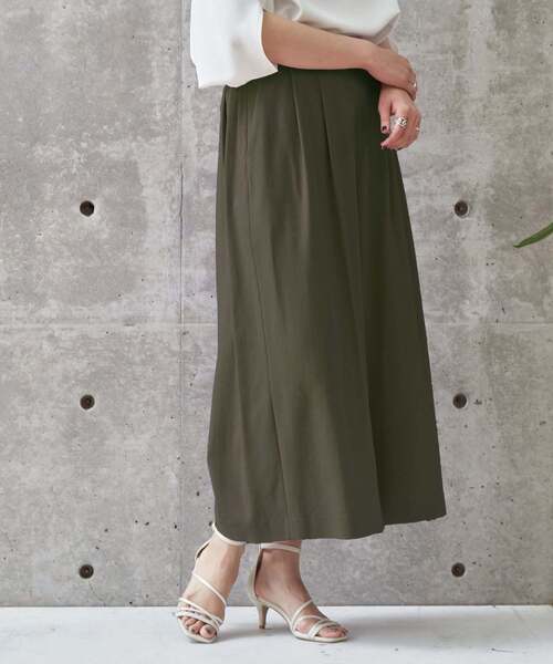 Liesse（リエス）の「ボリュームタックパンツ（その他パンツ・レディース・チャコールグレー/オフホワイト/パープル/キナリ・S/M）」の4枚目の写真