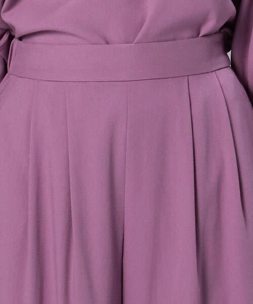 Liesse（リエス）の「ボリュームタックパンツ（その他パンツ・レディース・チャコールグレー/オフホワイト/パープル/キナリ・S/M）」の8枚目の写真