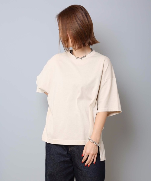 LB/S (エルビーエス)の「バックフォトプリントTシャツ サイドスリット 汗染みが目立ちにくい ベストセラー機能性アイテム 「ZERO STAIN(ゼロステイン)」(Tシャツ/カットソー・レディース・ホワイト/ベージュ/アイボリー・MEDIUM/LARGE)」の19枚目の写真
