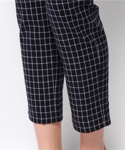 BEAMS LIGHTS Women's（ビームスライツ ウィメンズ）の「BEAMS LIGHTS / サイドゴム チェックパンツ（その他パンツ・レディース・ホワイト/レッド・36/38）」の8枚目の写真