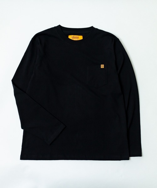 UNIVERSAL OVERALL(ユニバーサルオーバーオール)の「【UNIVERSAL OVERALL】ロングスリーブポケットTシャツ / U933215(Tシャツ/カットソー・メンズ・ホワイト/ブラック/ベージュ/グレー/オレンジ・SMALL/MEDIUM/LARGE)」の2枚目の写真