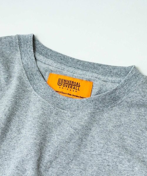 UNIVERSAL OVERALL(ユニバーサルオーバーオール)の「【UNIVERSAL OVERALL】ロングスリーブポケットTシャツ / U933215(Tシャツ/カットソー・メンズ・ホワイト/ブラック/ベージュ/グレー/オレンジ・SMALL/MEDIUM/LARGE)」の8枚目の写真