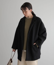 AMERICAN HOLIC | ミディ丈ドロップショルダーコクーンコート(その他アウター)