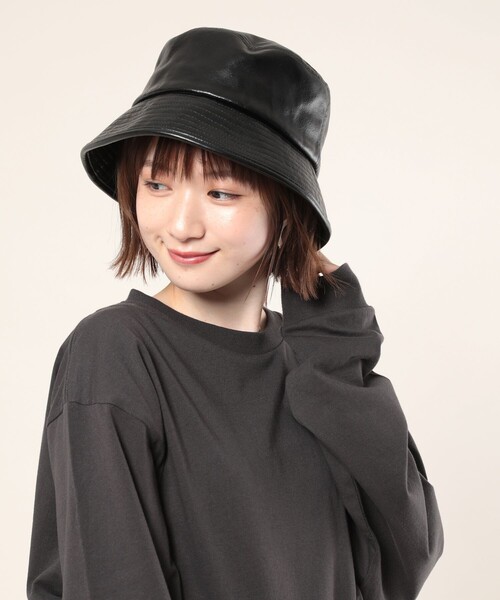 NANGA フリークスストア　バケットハット　ブラック NANGA 帽子 ハット × FREAK'S STORE/ナンガ フリークスストア