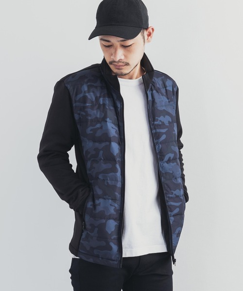Rocky Monroe(ロッキーモンロー)の「キルティング スタンドネック インナーダウン(ダウンジャケット/コート・メンズ・ブラック/ベージュ/ネイビー/カーキ/カモフラージュ・LL/M/L)」の1枚目の写真
