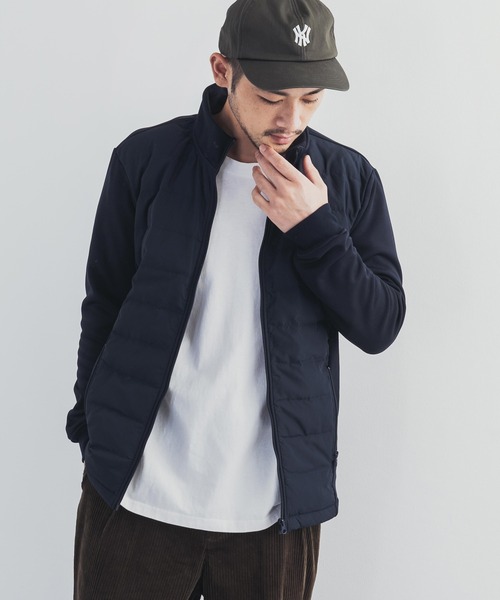 Rocky Monroe(ロッキーモンロー)の「キルティング スタンドネック インナーダウン(ダウンジャケット/コート・メンズ・ブラック/ベージュ/ネイビー/カーキ/カモフラージュ・LL/M/L)」の8枚目の写真
