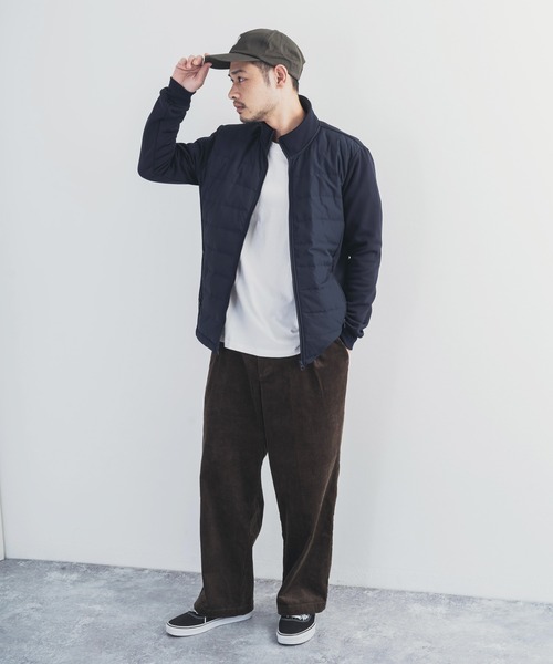 Rocky Monroe(ロッキーモンロー)の「キルティング スタンドネック インナーダウン(ダウンジャケット/コート・メンズ・ブラック/ベージュ/ネイビー/カーキ/カモフラージュ・LL/M/L)」の10枚目の写真