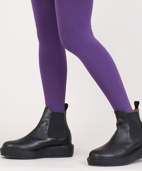 PUNYUS（プニュズ）の「【2枚組】80デニールタイツ（タイツ/ストッキング・レディース・ブラック/ダークグリーン/パープル/ワイン/ピンク/ブルー/ライトパープル/グリーン・2/3）」の6枚目の写真