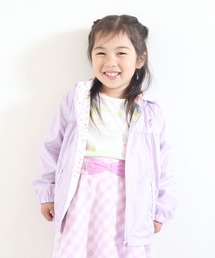KP | お花畑柄リバーシブルウィンドブレーカー(100-130cm)(ナイロンジャケット)
