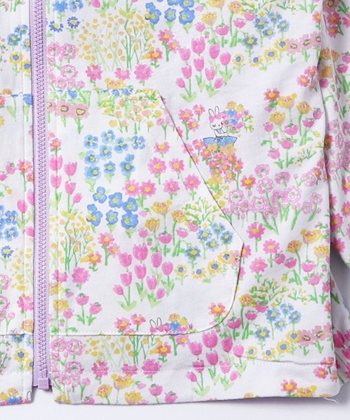 KP(ケーピー)の「お花畑柄リバーシブルウィンドブレーカー(100-130cm)(ナイロンジャケット・キッズ・パープル/ピンク/ブルー系その他・110cm/100cm/120cm/130cm)」の20枚目の写真