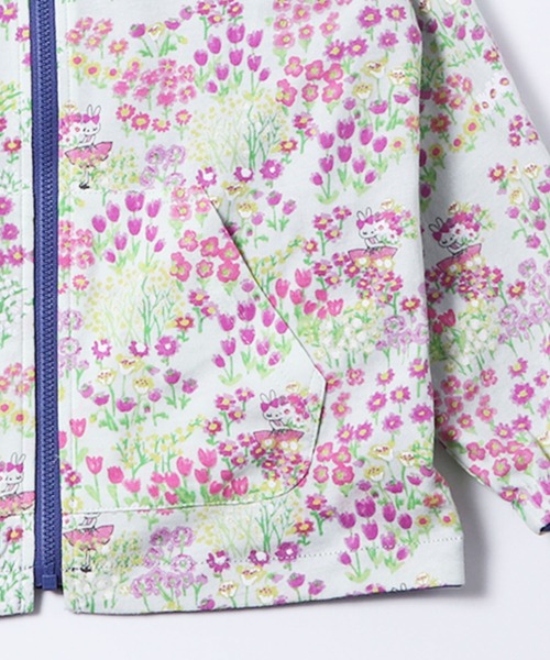 KP(ケーピー)の「お花畑柄リバーシブルウィンドブレーカー(100-130cm)(ナイロンジャケット・キッズ・パープル/ピンク/ブルー系その他・110cm/100cm/120cm/130cm)」の21枚目の写真