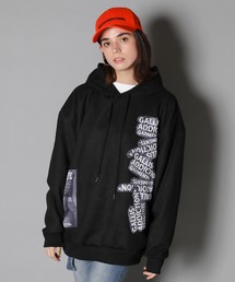 GALLIS ADDICTION | GA LIGHT SUEDE PHOTO＆LOGO PARKER / ライト スウェード フォト＆ロゴ パーカー(パーカー)