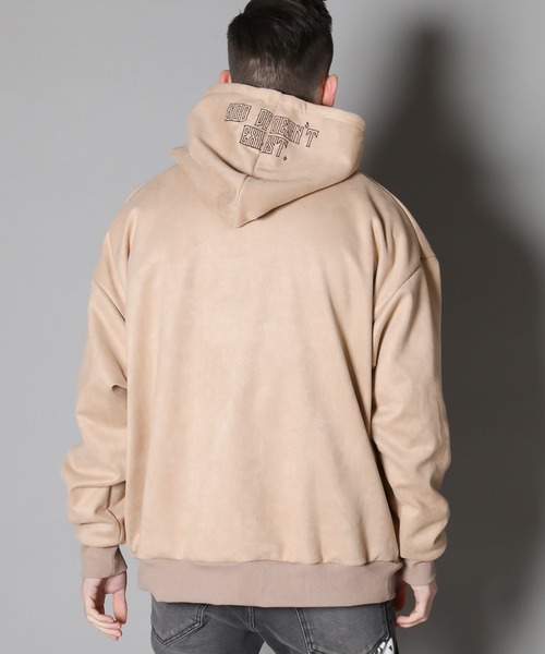 GALLIS ADDICTION（ガリスアディクション）の「GA LIGHT SUEDE PHOTO＆LOGO PARKER / ライト スウェード フォト＆ロゴ パーカー（パーカー・メンズ・ライトグレー/ブラック/ベージュ・M/L）」の16枚目の写真