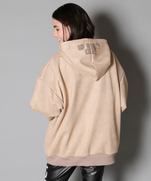 GALLIS ADDICTION（ガリスアディクション）の「GA LIGHT SUEDE PHOTO＆LOGO PARKER / ライト スウェード フォト＆ロゴ パーカー（パーカー・メンズ・ライトグレー/ブラック/ベージュ・M/L）」の18枚目の写真