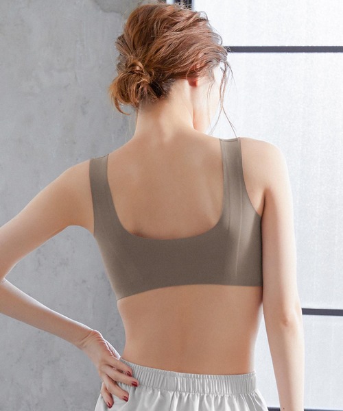 Fashion Letter(ファッションレター)の「おやすみブラ シームレス育乳ナイトブラ(ナイトブラ・レディース・ブラック/ベージュ/カーキ/モカ/テラコッタ・LL/3L/M/L)」の20枚目の写真