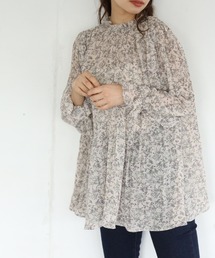 one after another NICE CLAUP | バックリボンプリーツブラウス(シャツ/ブラウス)