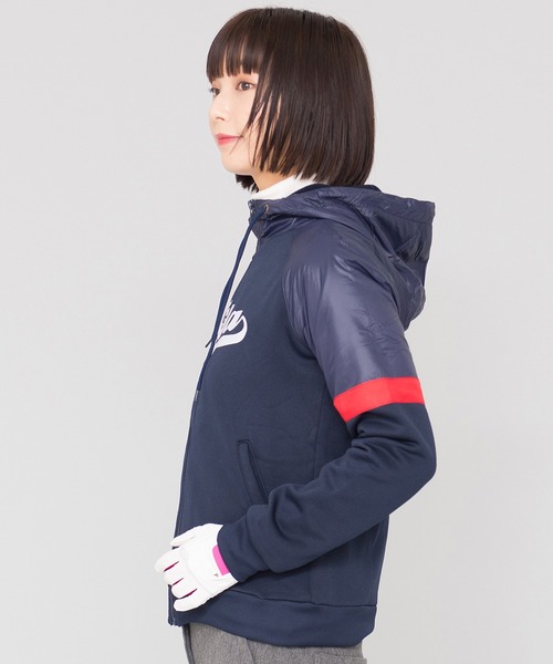 FILA(フィラ)の「【FILA GOLF/フィラゴルフ】裏起毛 ジャージ素材 パーカー/撥水加工(パーカー・レディース・グレー/ネイビー/ブラック・LL/L/M)」の16枚目の写真