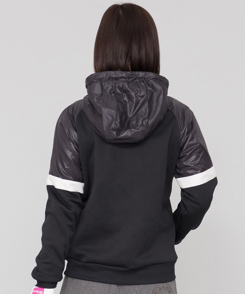 FILA(フィラ)の「【FILA GOLF/フィラゴルフ】裏起毛 ジャージ素材 パーカー/撥水加工(パーカー・レディース・グレー/ネイビー/ブラック・LL/L/M)」の11枚目の写真
