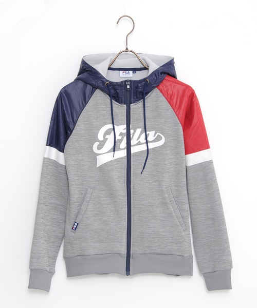 FILA(フィラ)の「【FILA GOLF/フィラゴルフ】裏起毛 ジャージ素材 パーカー/撥水加工(パーカー・レディース・グレー/ネイビー/ブラック・LL/L/M)」の8枚目の写真