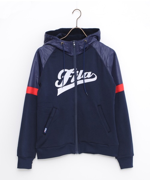 FILA(フィラ)の「【FILA GOLF/フィラゴルフ】裏起毛 ジャージ素材 パーカー/撥水加工(パーカー・レディース・グレー/ネイビー/ブラック・LL/L/M)」の9枚目の写真