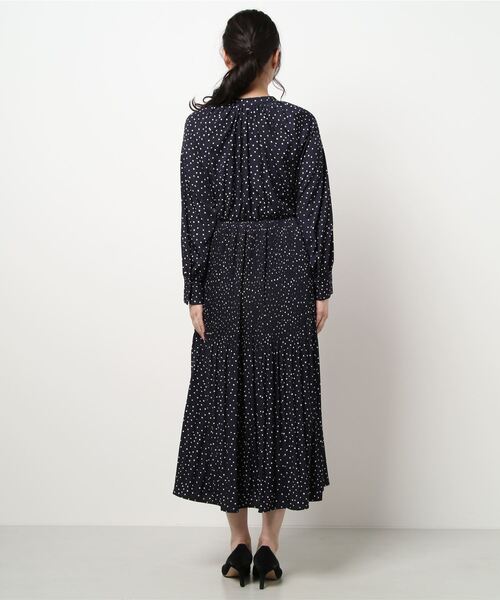 ドット柄シャツワンピ ス ワンピース En Recre アンレクレ のファッション ワンピース セール