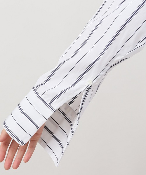 MIHARAYASUHIRO（ミハラヤスヒロ）の「【MIHARA YASUHIRO/ミハラヤスヒロ】 twist stripe shirts（シャツ/ブラウス・レディース・ホワイト・SMALL/MEDIUM）」の7枚目の写真