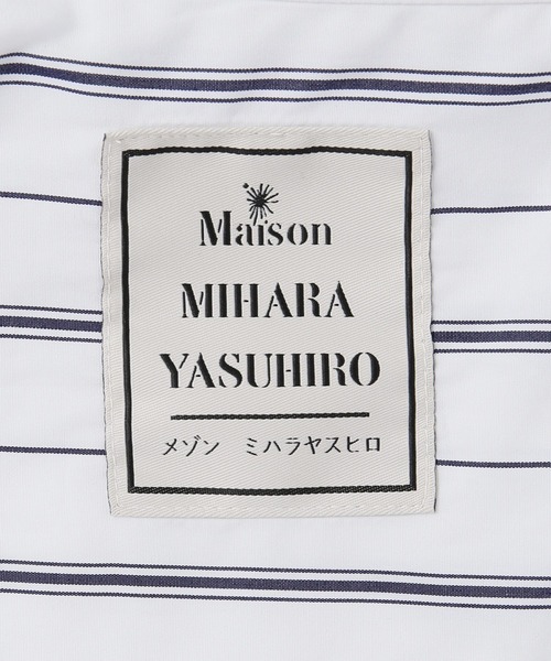 MIHARAYASUHIRO（ミハラヤスヒロ）の「【MIHARA YASUHIRO/ミハラヤスヒロ】 twist stripe shirts（シャツ/ブラウス・レディース・ホワイト・SMALL/MEDIUM）」の11枚目の写真