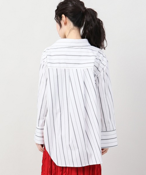 MIHARAYASUHIRO（ミハラヤスヒロ）の「【MIHARA YASUHIRO/ミハラヤスヒロ】 twist stripe shirts（シャツ/ブラウス・レディース・ホワイト・SMALL/MEDIUM）」の14枚目の写真
