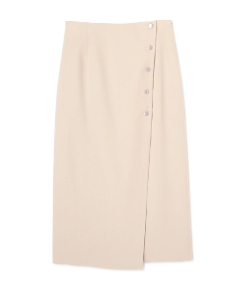 NATURAL BEAUTY BASIC（ナチュラルビューティーベーシック）の「ドット釦ナロースカート（スカート・レディース・ベージュ/ネイビー/ライトグリーン・SMALL/MEDIUM/LARGE）」の8枚目の写真