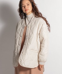 niko and... | 配色キルティングジャケット(ノーカラージャケット)