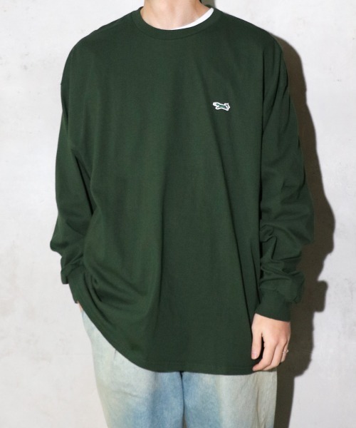 PENNEYS(ぺニーズ)の「PENNEY'S / ペニーズ FOX BASIC CREW LS TEEフォックスベーシッククルーネック長袖(ユニセックス)(Tシャツ/カットソー・メンズ・ブラック/サンドベージュ/ライトグレー/グリーン/ホワイト/ネイビー・MEDIUM/LARGE/SMALL/X-LARGE)」の18枚目の写真